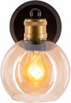 Leabrook Black Metal Wall Sconce