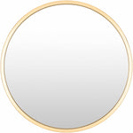 Guindarohan Gold Frame Round Mirror