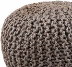 Hauenstein Knitted Jute Pouf