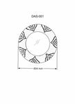 Ipilan Moonj Grass Starburst Round Mirror