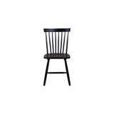 Lyra Set of 2 Windsor Chairs, Black