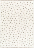 Chaia Dotted Cream & Gray Plush Rug