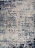 Texanna Abstract Blue/Gray Area Rug