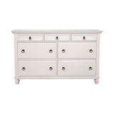 Winchester 7 Drawer Dresser, White